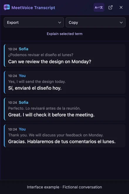 Meeting transcript